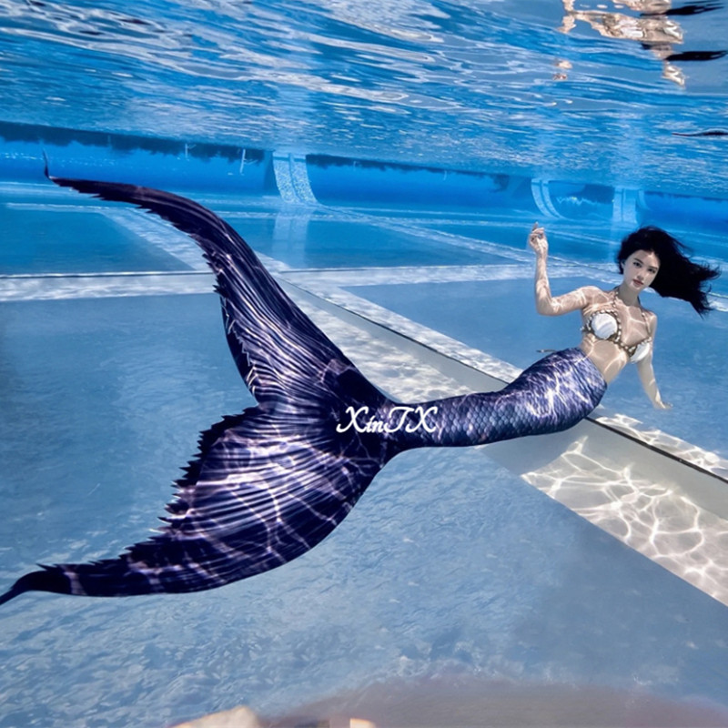 Aquarium - Volwassen zeemeerminstaart zwempak zwemmende zeemeerminoren cosplay