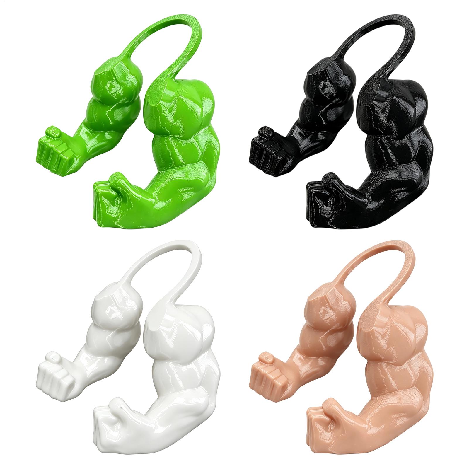 Interactive Squeaky Plush Dog Toy - Grappige Kat Spierarm 3D Geprint Onoverwinnelijke