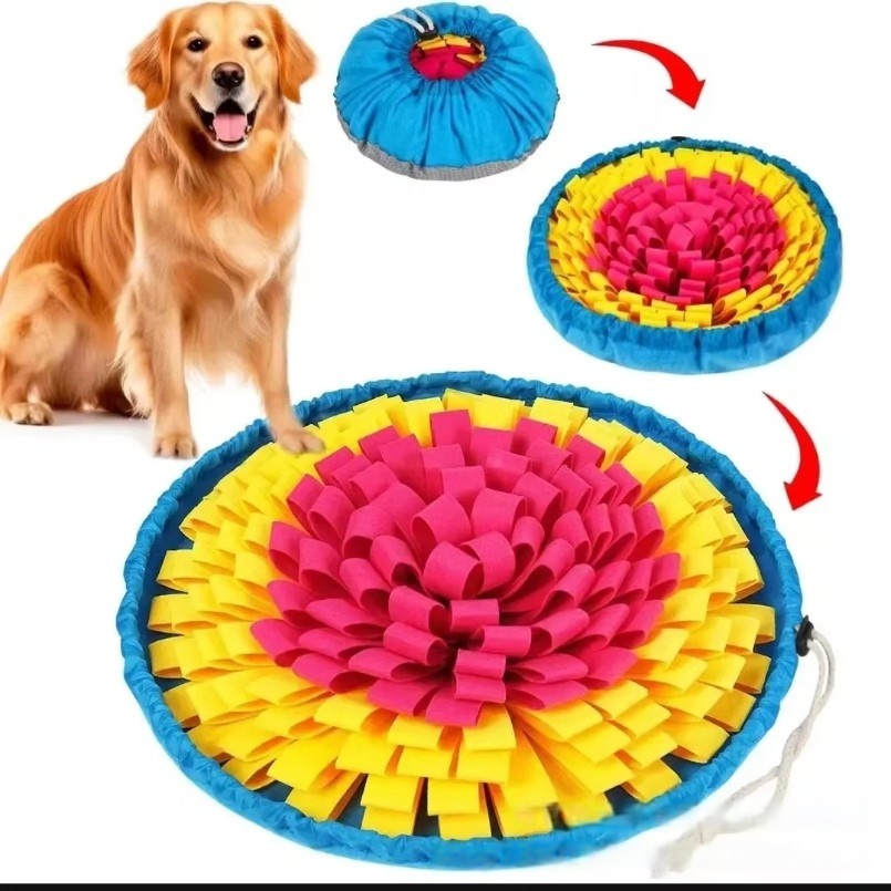 Snuffle Mat For Dogs - Nieuwe Pet Snuiven Pad Bloemvormige Slow