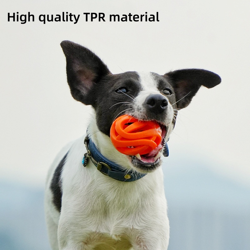 Indestructible Dog Chew Toy - Onverwoestbare kauwbal voor puppy's met tandjes