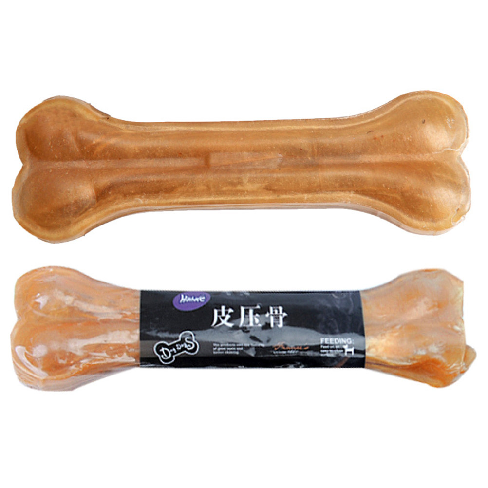 Teeth Cleaning Dog Chew Bone - 8 inch botvormig kauwspeeltje voor honden,
