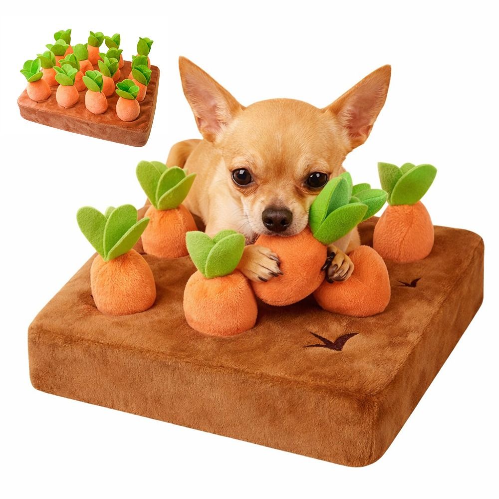 Snuffle Mat For Dogs - Stressverlagende Wortel Snuffelmat, Verwijderbare Wortelen, Interactief