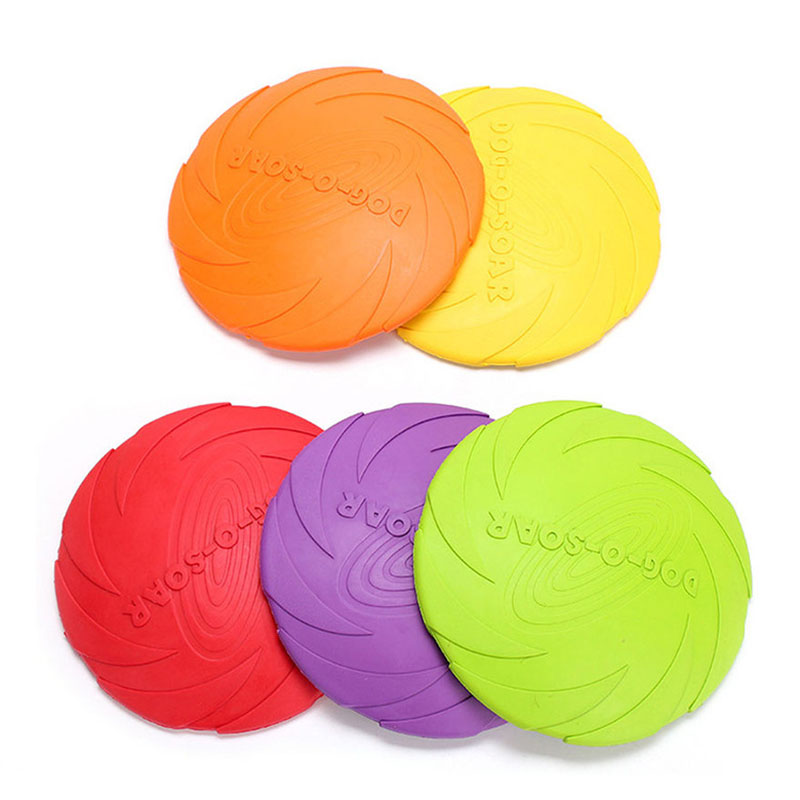 Flying Disc Dog Training Toy - Rubber Hond Vliegende Schijven Schotel Speelgoed