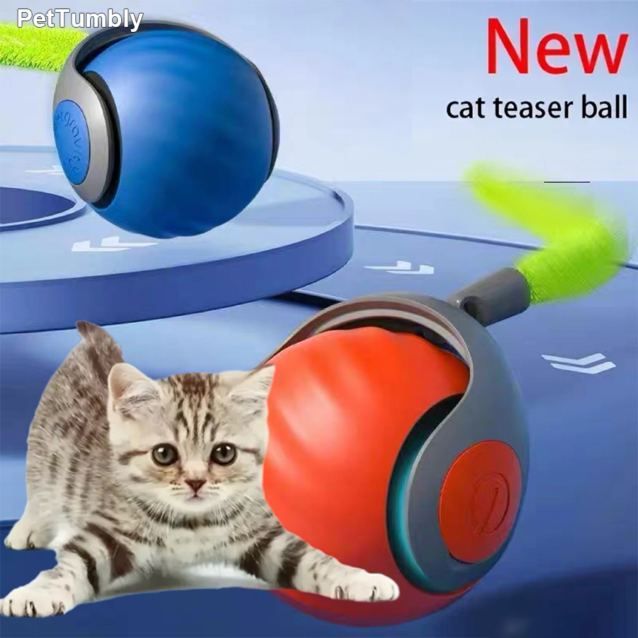 Automatic Moving Dog Ball - Interactieve kattenbal Automatisch rollende speelgoedbal voor