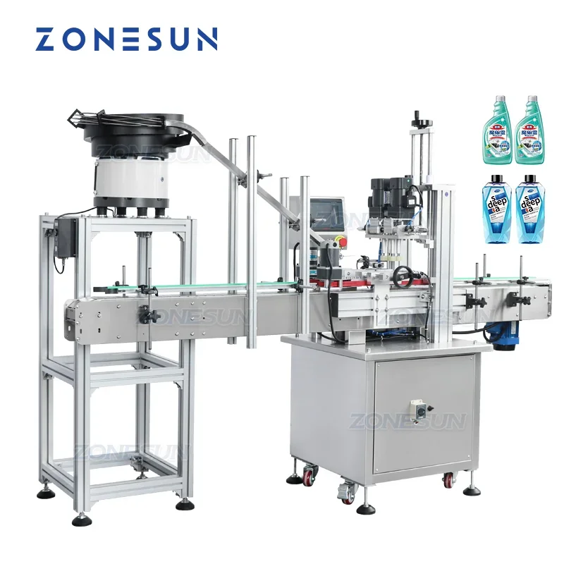 Pet Feeders - ZONESUN ZS-XG16P Automatische afsluitmachine Schroefdop Trillende