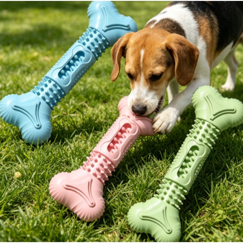 Teeth Cleaning Dog Chew Bone - Nieuwe duurzame kauwspeelgoedset voor huisdieren, hondenkauwspeelgoed,