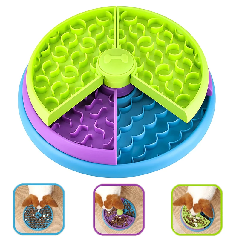 Dog Puzzle Feeder Toy - Hondenpuzzel Slow Feeder Interactief hondenpuzzelspel 3-laags