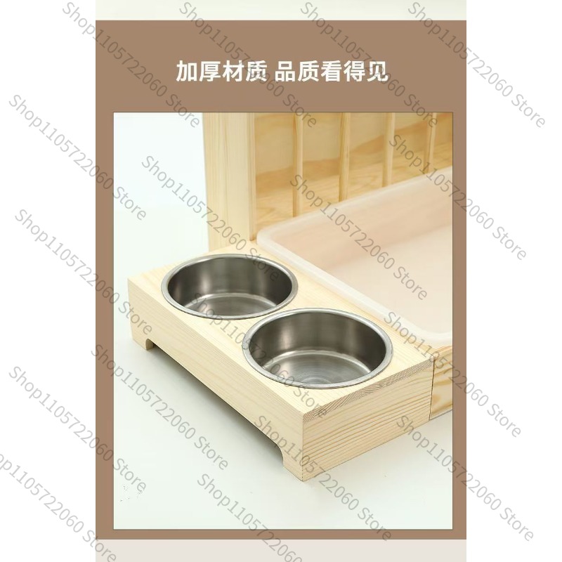 Houten konijnenvoederbak, mini - Pet Feeders recensie en prijs