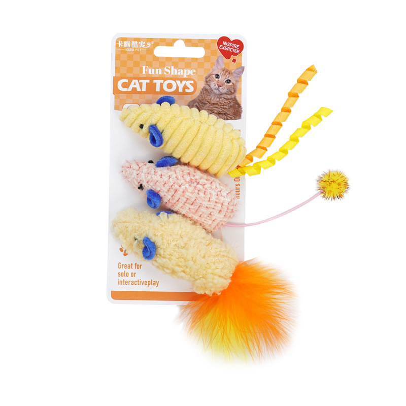 Kat Speelgoed 3 stks Pluche Ge - Catnip Interactive Plush Mouse recensie en prijs
