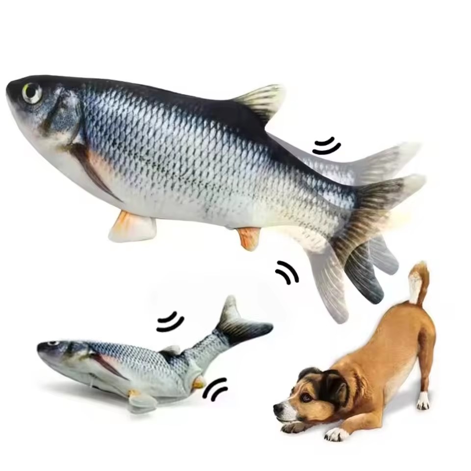 Kat Hond Speelgoed Vis USB Opl - Electric Floppy Fish Dog Toy recensie en prijs