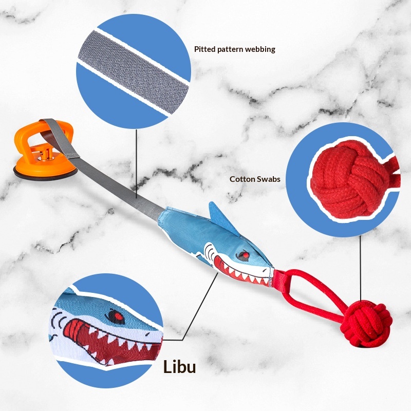 Zuignap hondenspeeltje, handsf - Suction Cup Dog Tug Toy recensie en prijs