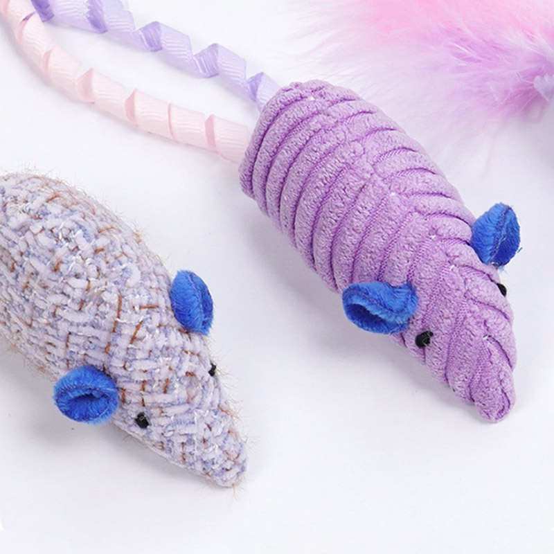 3pcs Realistische Muis Pluche  - Catnip Interactive Plush Mouse recensie en prijs
