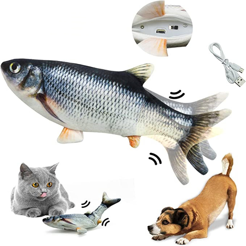 Katten Speelgoed Vis USB Oplad - Electric Floppy Fish Dog Toy recensie en prijs