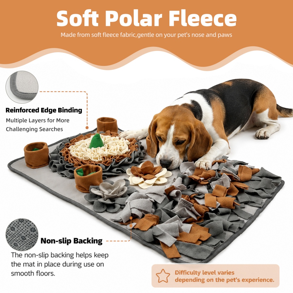 Meerlaags voedselverbergingsma - Snuffle Mat For Dogs recensie en prijs