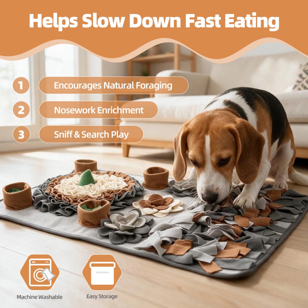 Meerlaags voedselverbergingsma - Snuffle Mat For Dogs recensie en prijs