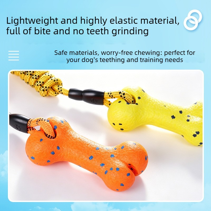 Robuuste hondentuigkabel met E - Dog Rope Toy Aggressive Chewers recensie en prijs