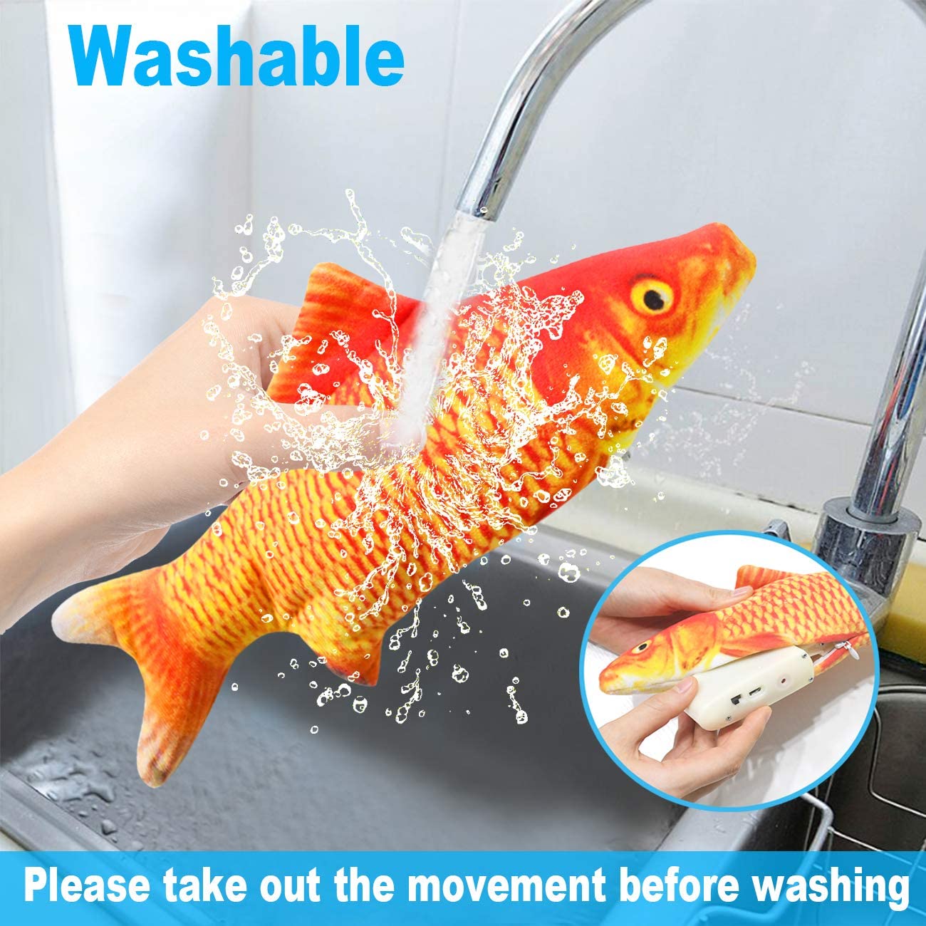 Katten Speelgoed Vis USB Oplad - Electric Floppy Fish Dog Toy recensie en prijs