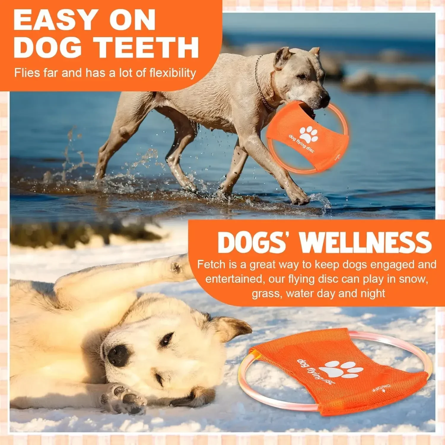 Hondenspeelgoed LED-gloeiend o - Flying Disc Dog Training Toy recensie en prijs