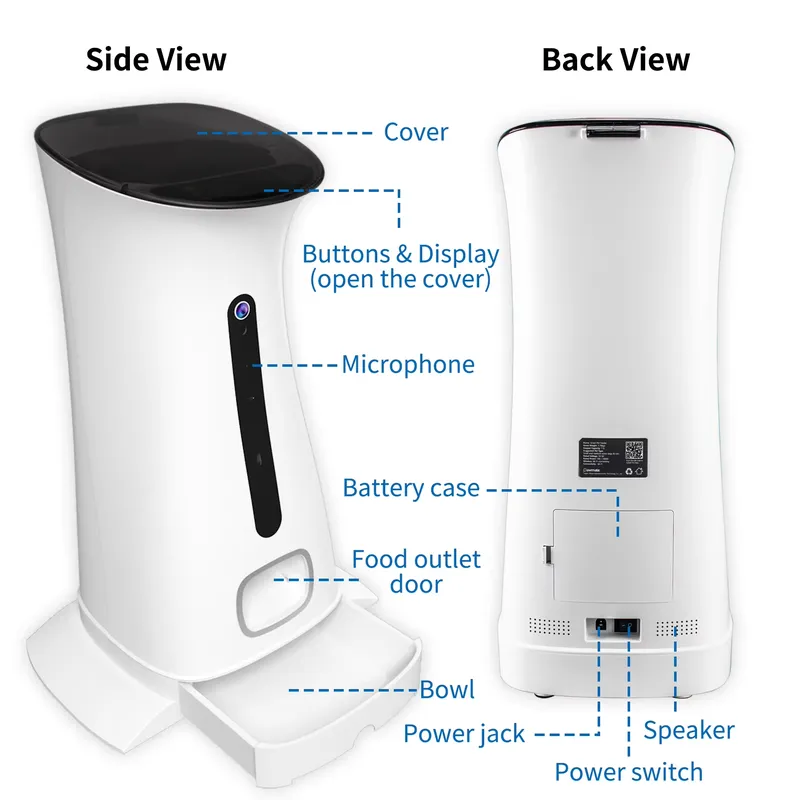 Wifi-camera voor het voeren va - Pet Feeders recensie en prijs