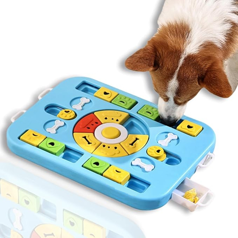 Interactief hondenpuzzelspeelg - Interactive Squeaky Plush Dog Toy recensie en prijs