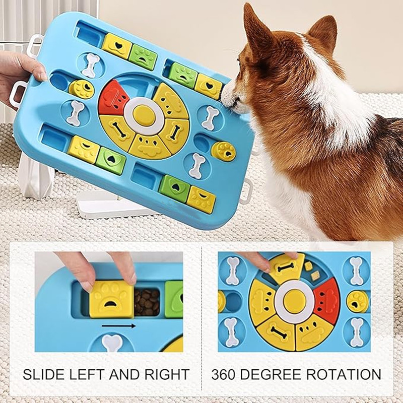Interactief hondenpuzzelspeelg - Interactive Squeaky Plush Dog Toy recensie en prijs