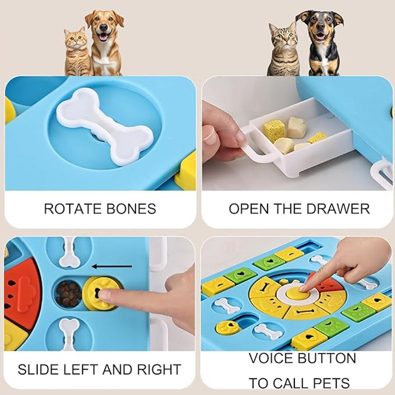 Interactief hondenpuzzelspeelg - Interactive Squeaky Plush Dog Toy recensie en prijs
