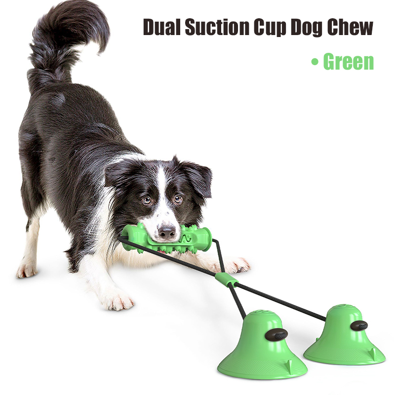 Dubbele Zuignap Hondenspeelgoe - Dog Rope Toy Aggressive Chewers recensie en prijs