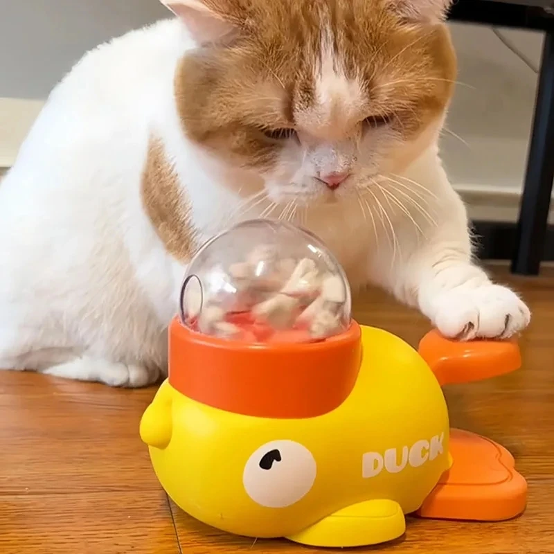 Gele eendvormige interactieve  - Dog Puzzle Feeder Toy recensie en prijs