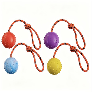 2-pack duurzame rubberen honde - Dog Rope Toy Aggressive Chewers recensie en prijs