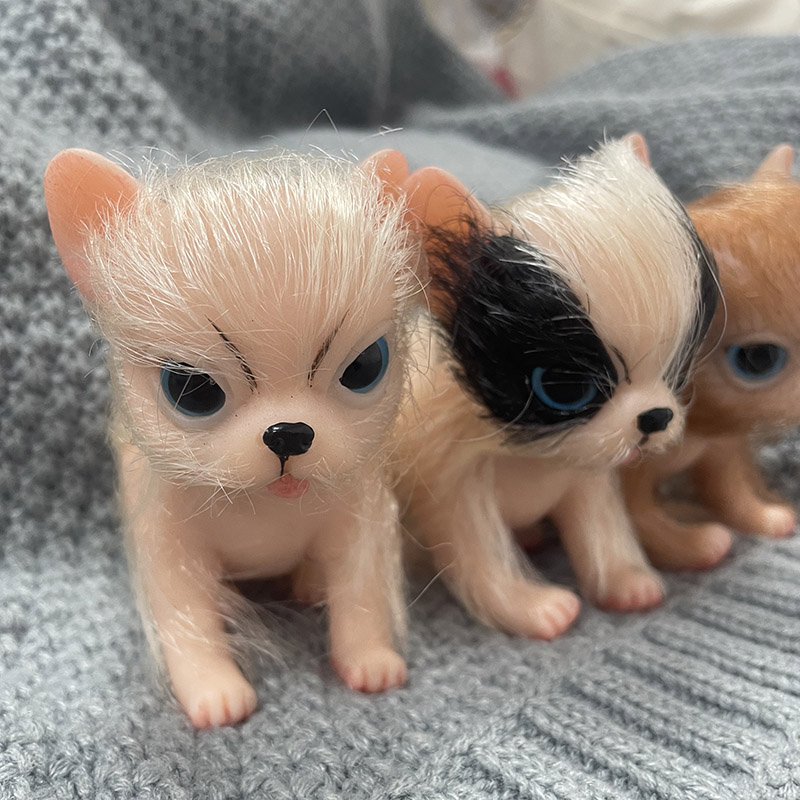 5 inch siliconen mini-dieren C - Interactive Squeaky Plush Dog Toy recensie en prijs