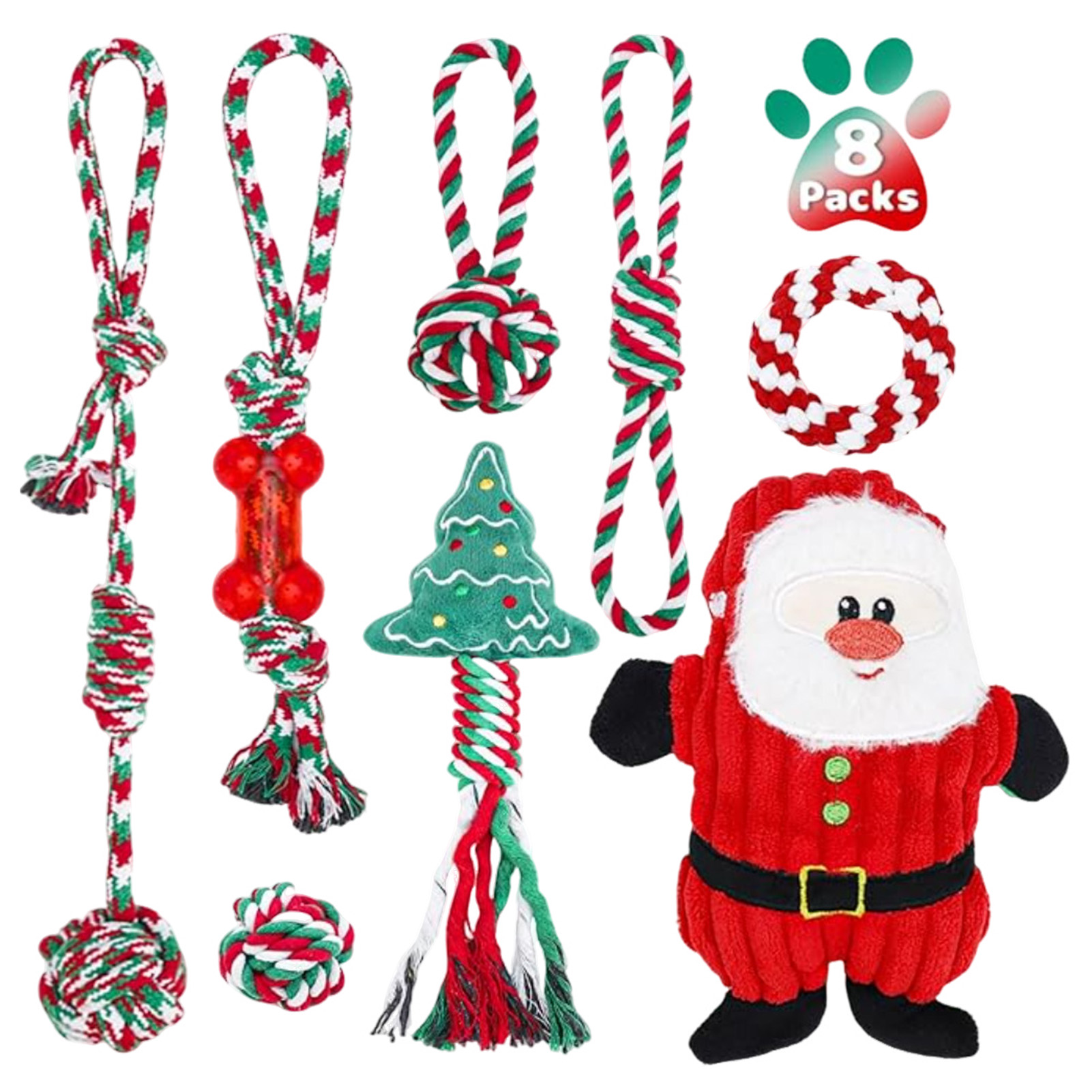 Hondenspeelgoedset met kauwtou - Dog Rope Toy Aggressive Chewers recensie en prijs